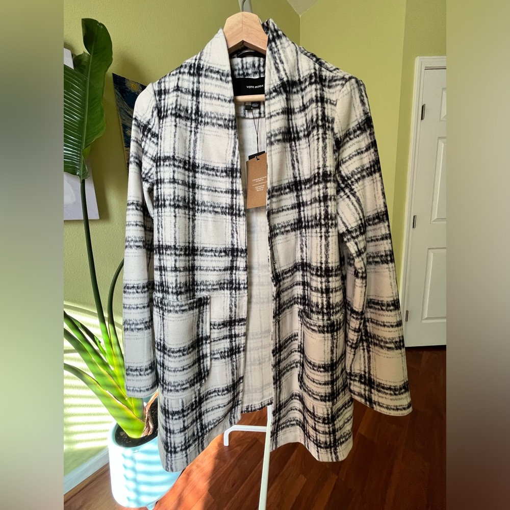 Vero moda brushed coat size s